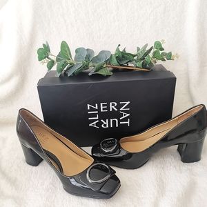 Naturalizer Winona Patent Black Heels 